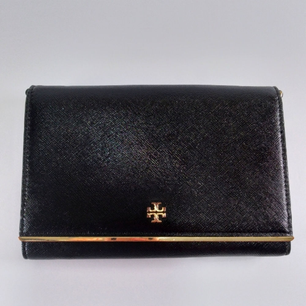 Tory Burch Robinson Saffiano Leather Wallet/Crossbody (No chain)